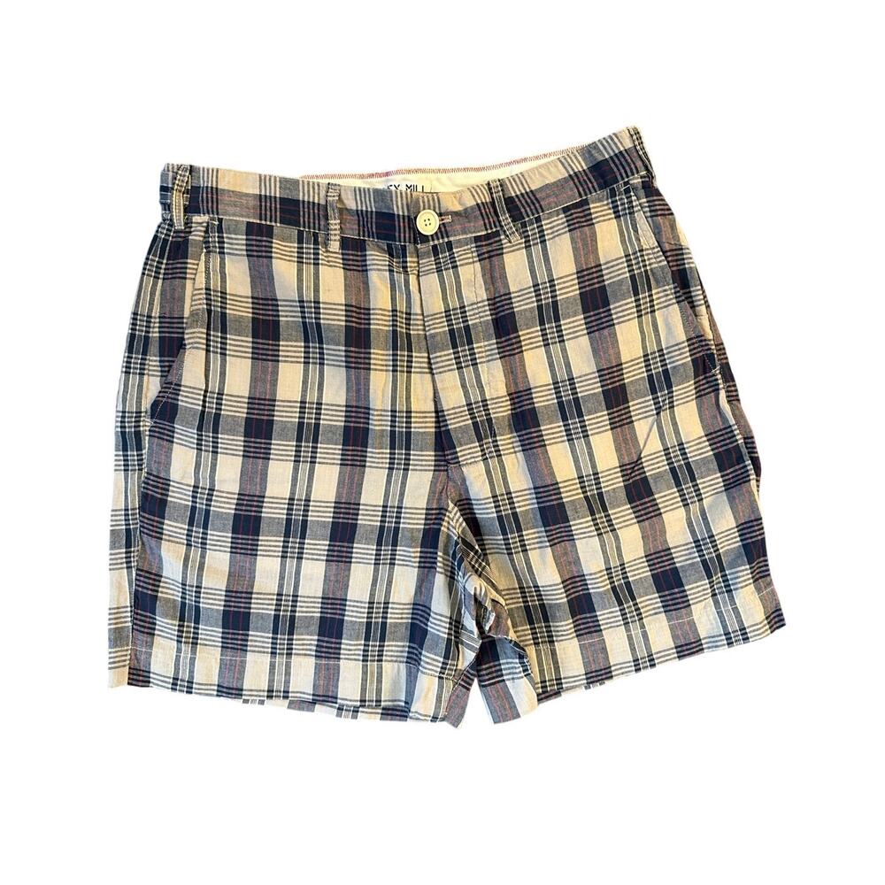 Alex Mill Plaid Cotton Men's Shorts Size 32